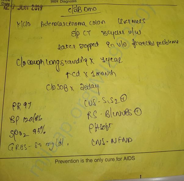 Next chemo cycle diagnosis and medicine