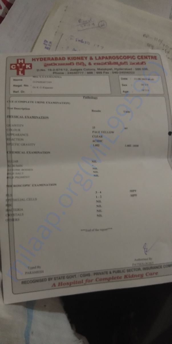 Kidney failure creatine adverse condition