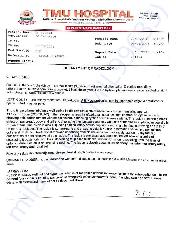 Medical reports