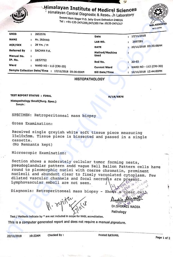 Medical reports