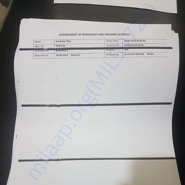 Medical Report