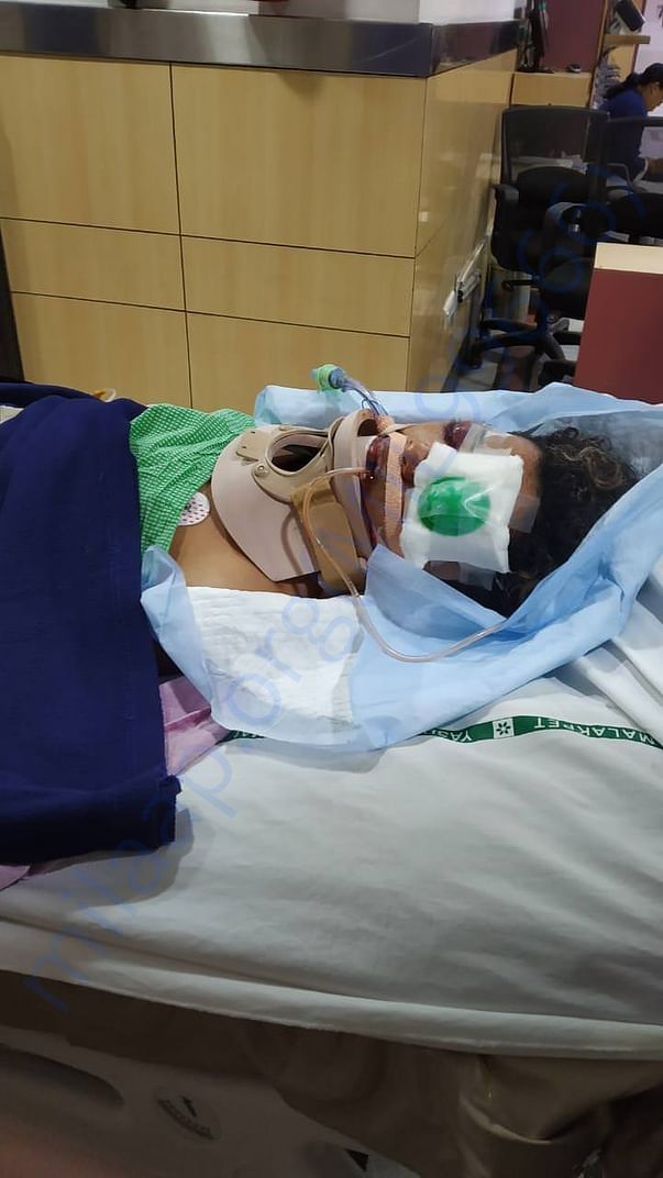Patient photo in hospital