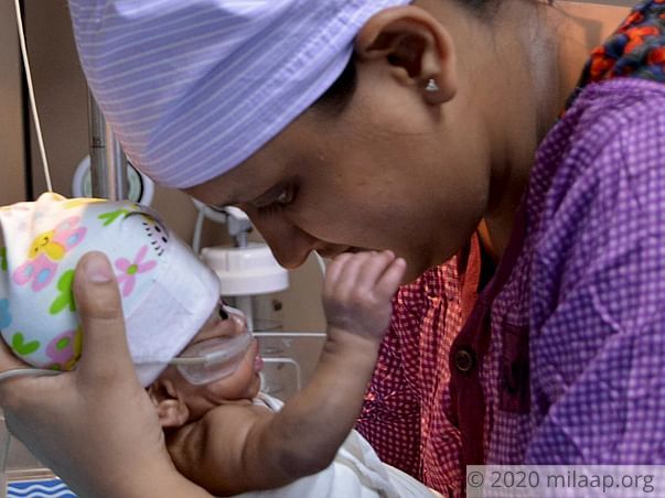 Help Vijaya Patel's Premature Baby Survive