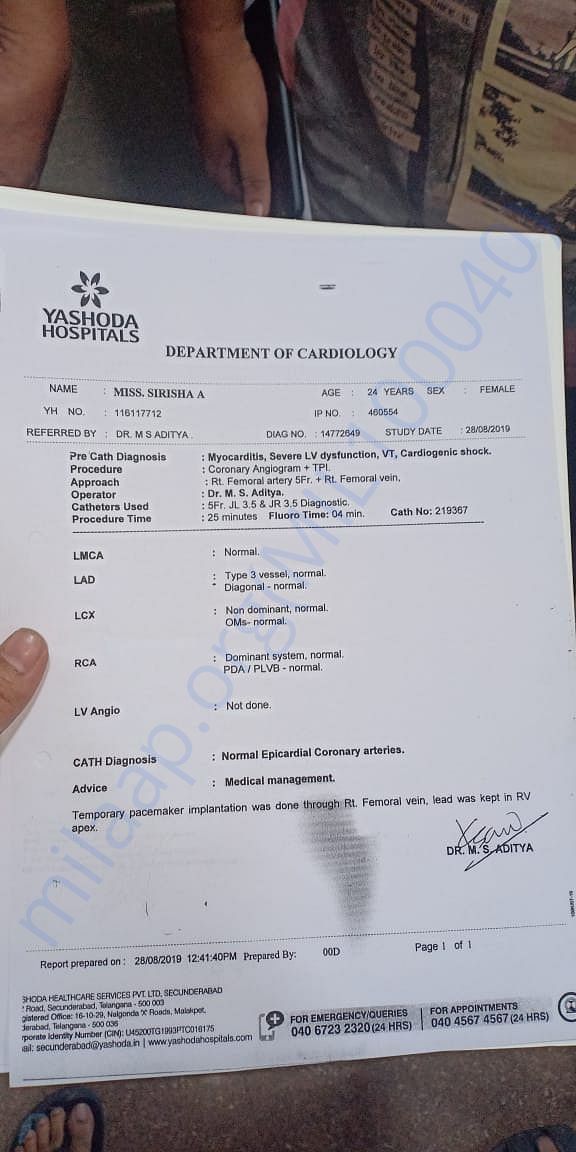 Hospital report