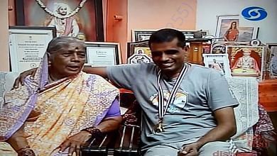 With my respected Mother