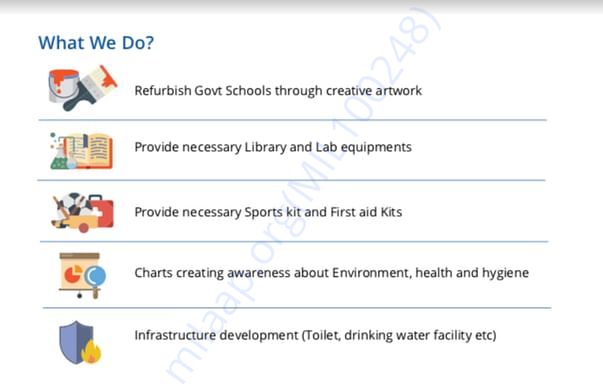 What we will do in 150 Govt Schools