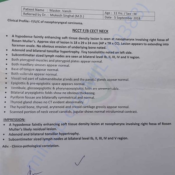 Medical Report
