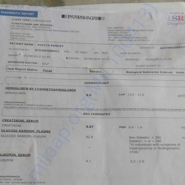 Medical Report