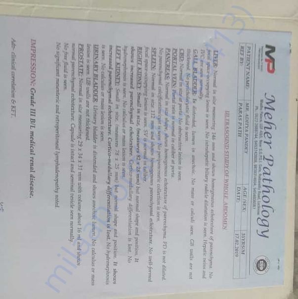 Medical Report