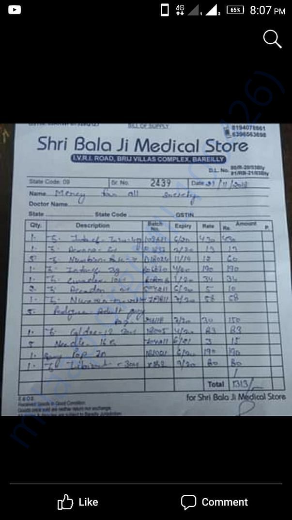 Medical expenses