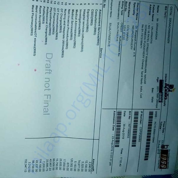 Medical Bill