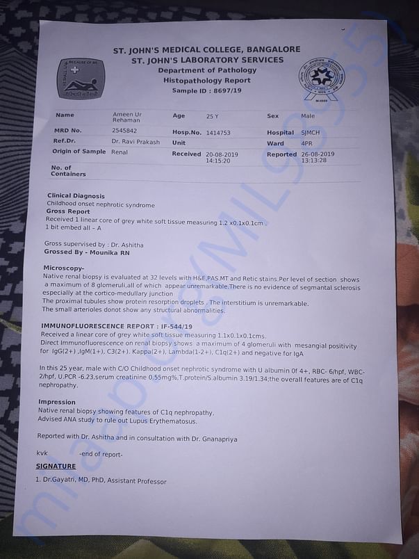 Biopsy report