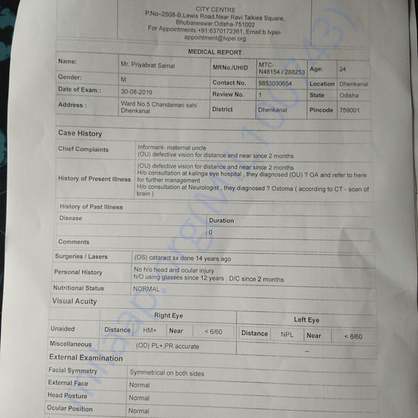 Medical Report