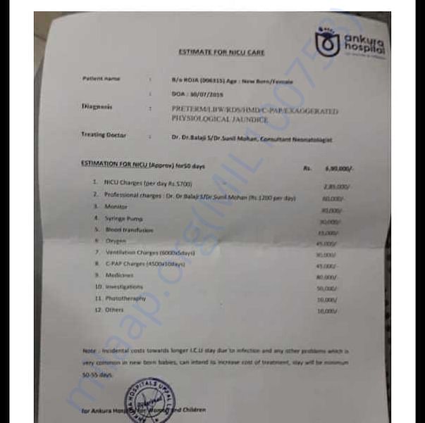 Estimation Letter