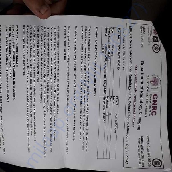 Medical Report