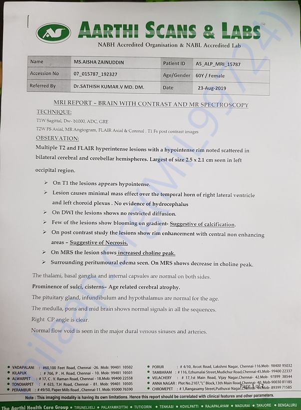 MRI BRAIN (Page1of2)