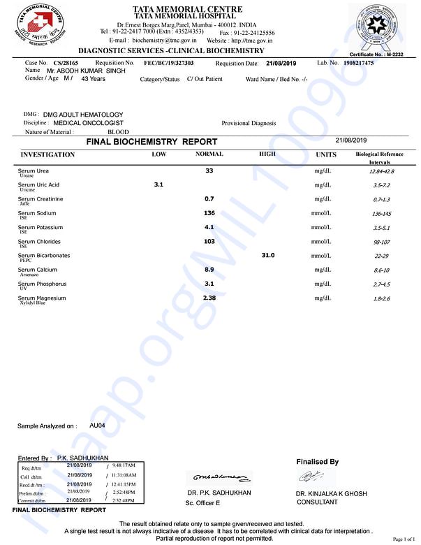 Medical Report