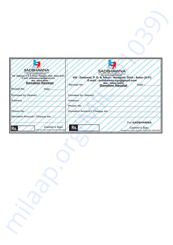 Donation Receipt