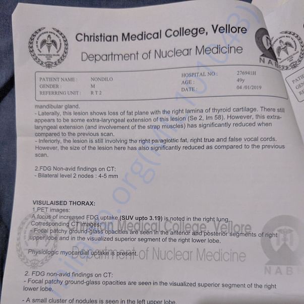 Medical Report