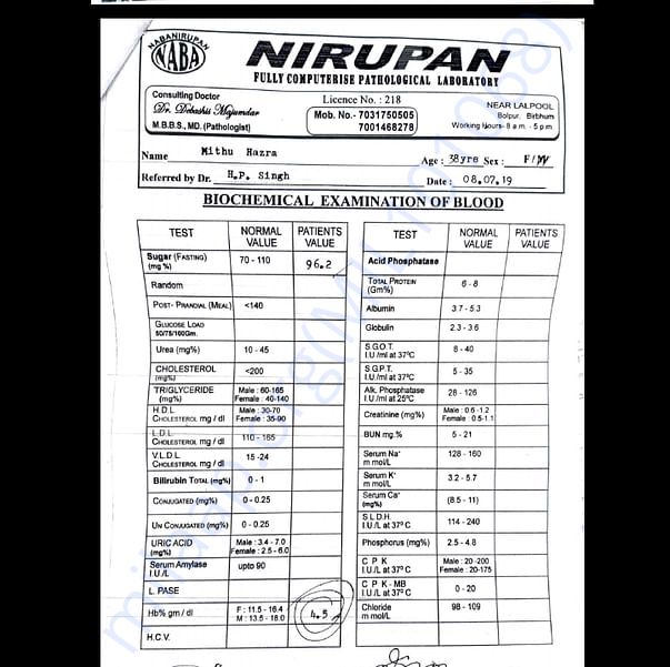 Medical Report
