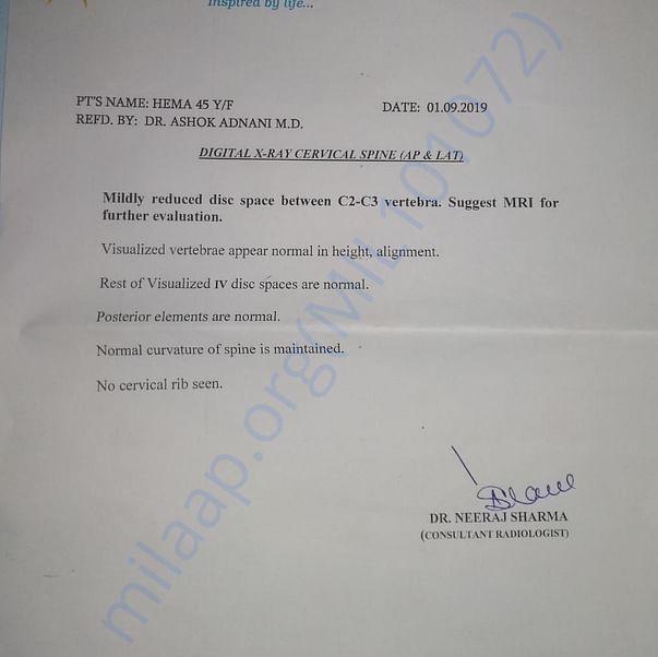 Medical Report