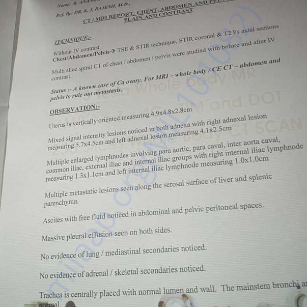 Medical Report