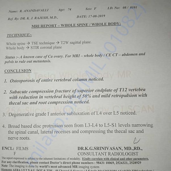 Medical Report