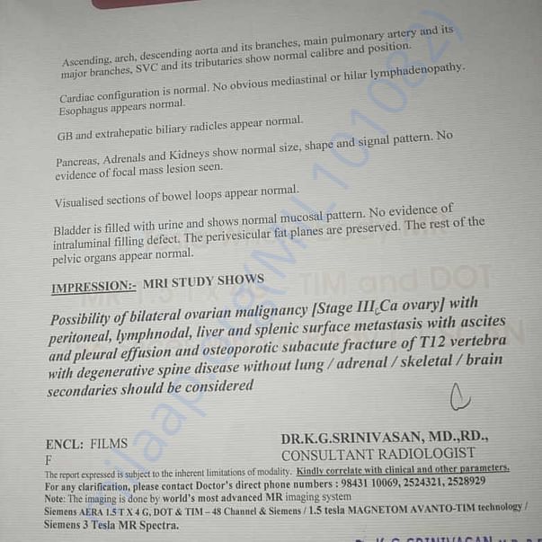 Medical Report