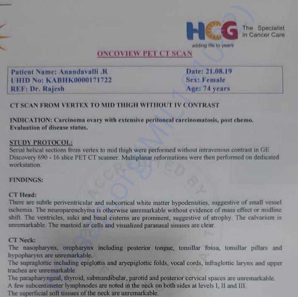 Medical Report