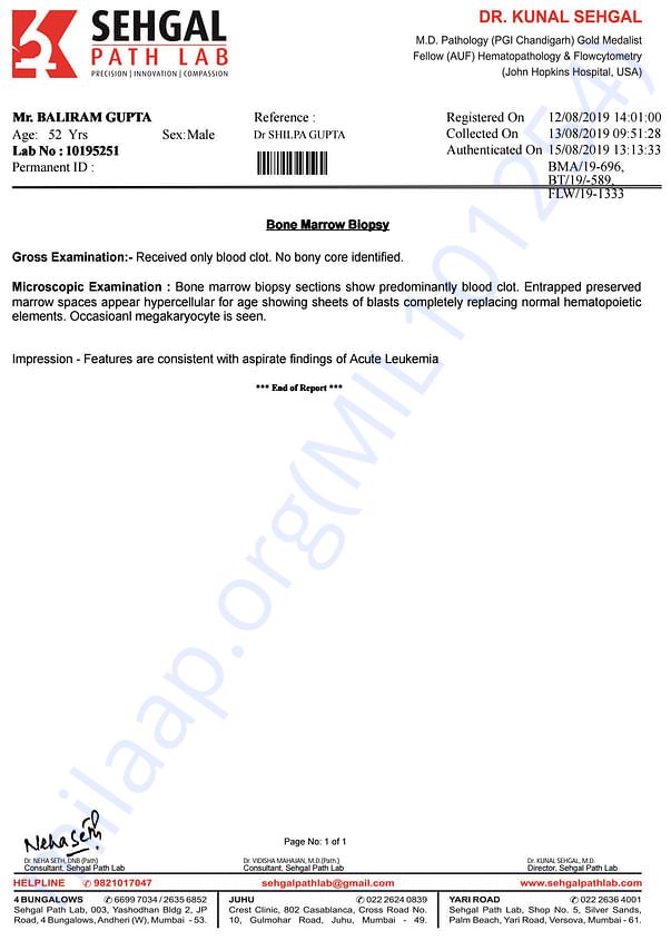 Medical Report