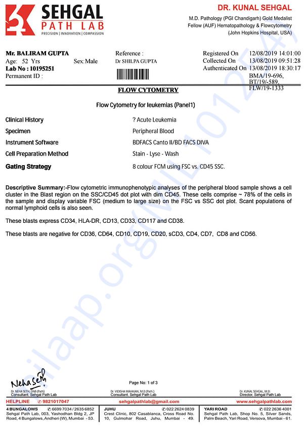 Medical Report