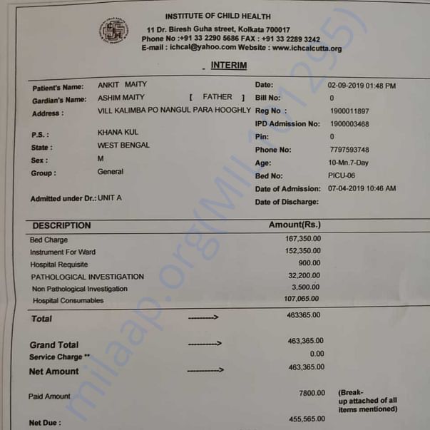 Medical Bill