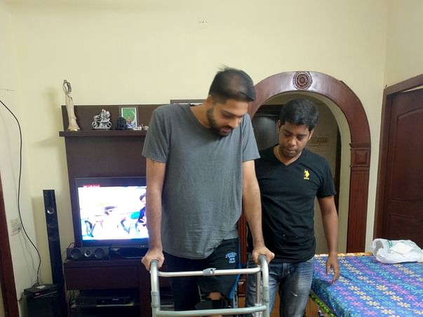 Help Satish for his physiotherapy treatment