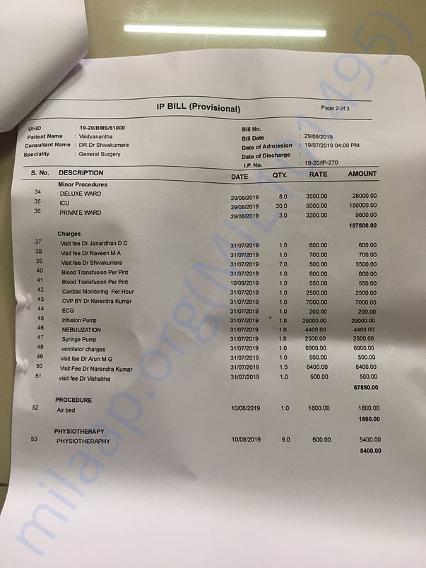 Provisional bill