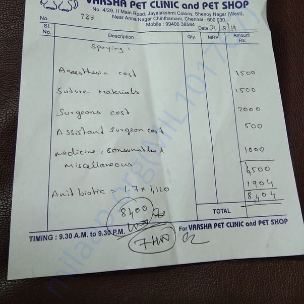 Medical Bill
