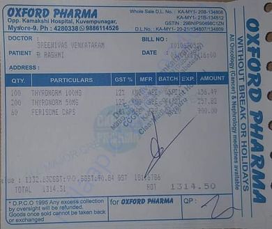 HOSPITAL BILL