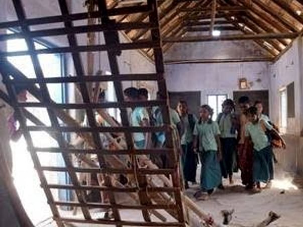 Help to reconstruct the burnt school
