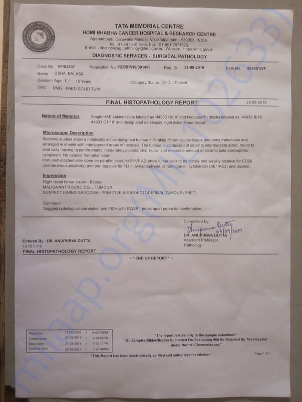 Biopsy report