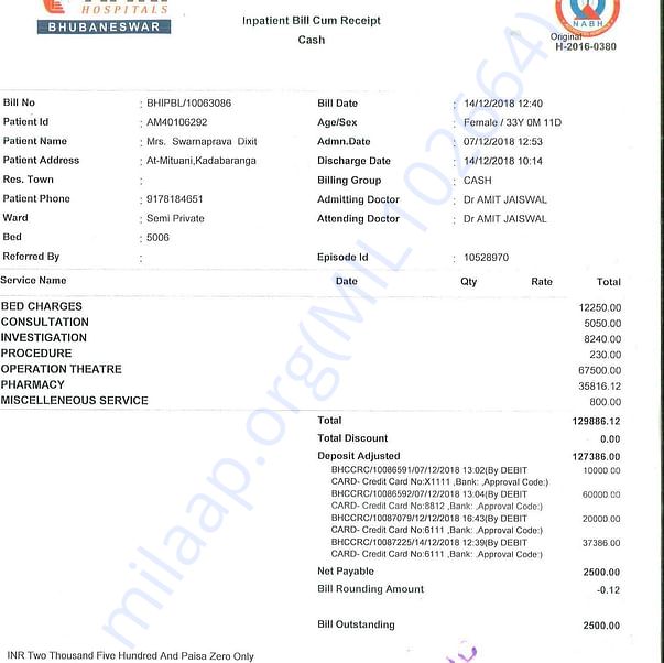 Medical Bill