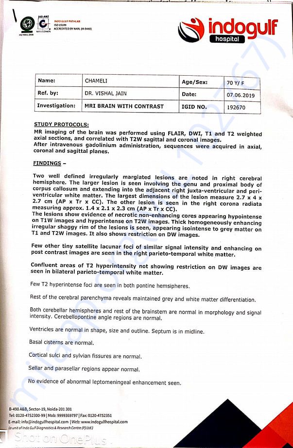 Medical Report