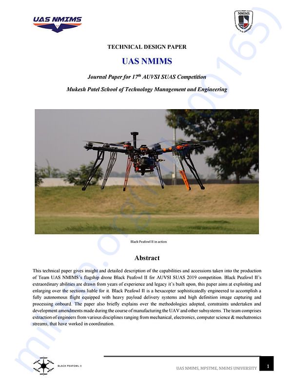 YEAR 2019 AUVSI SUAS JOURNAL PAPER