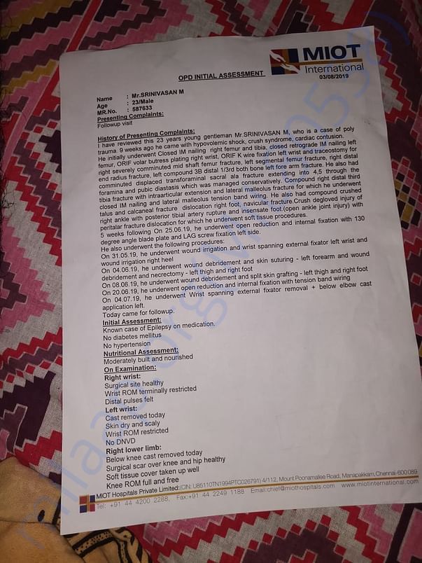 OPD Initial Assessment