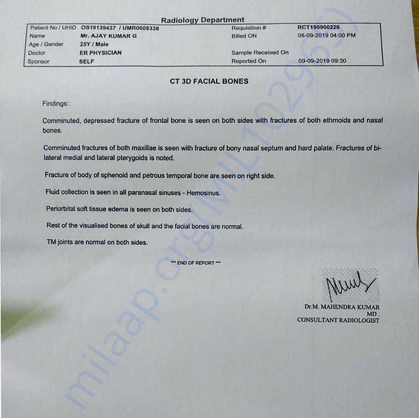 Medical Report