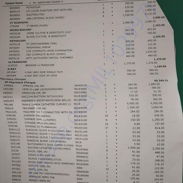 Medical Bill
