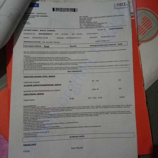 Medical Report