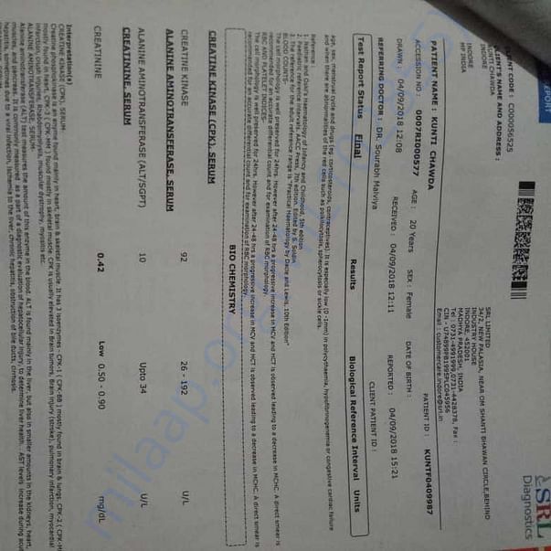 Medical Report