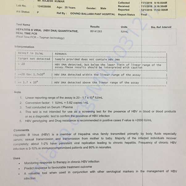 Medical Report