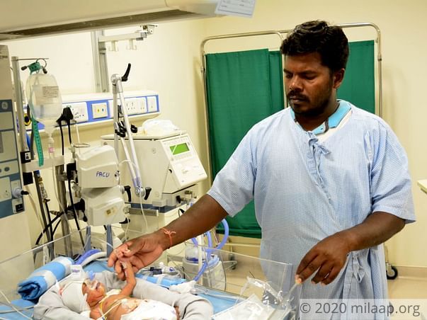 Help Rajeshwari's Baby Recover From Respiratory distress