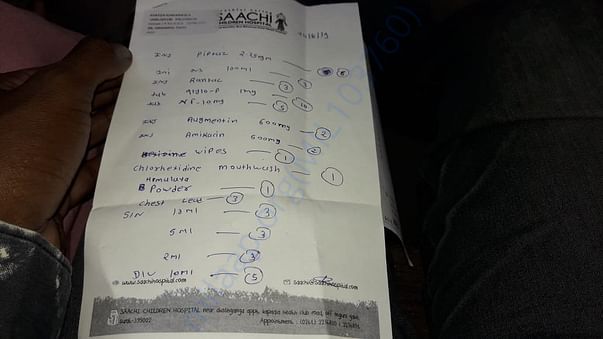Medical bill