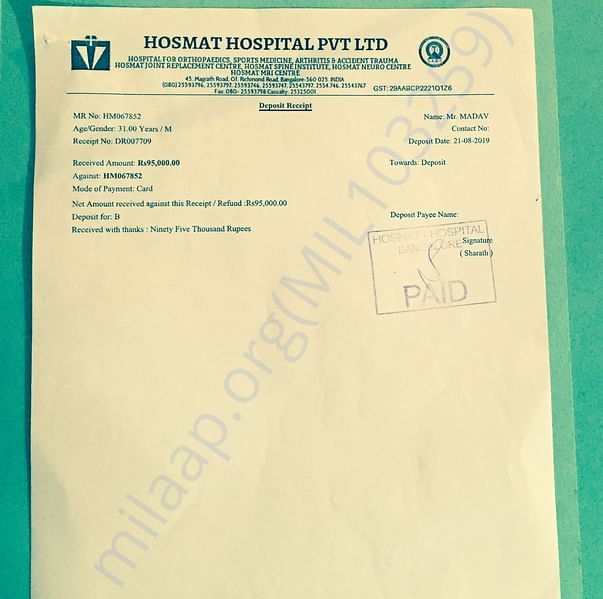 Medical Bill